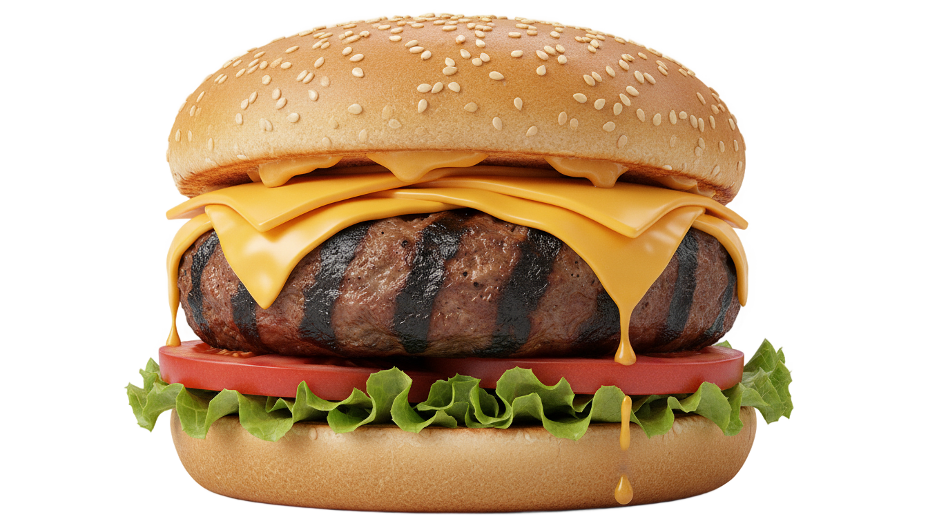 grill burger png PNG transparent background