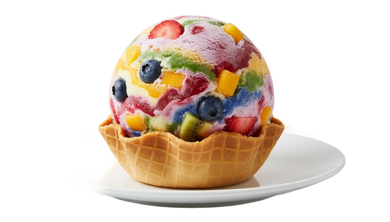 fruit ice cream png PNG transparent background