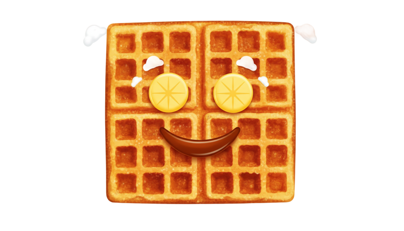 waffle emoji png PNG transparent background
