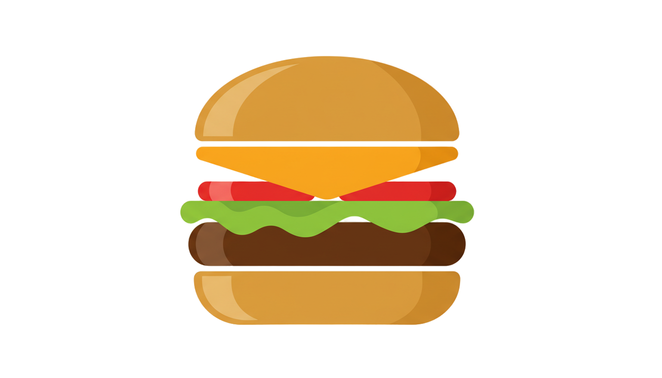 burger icon png PNG transparent background