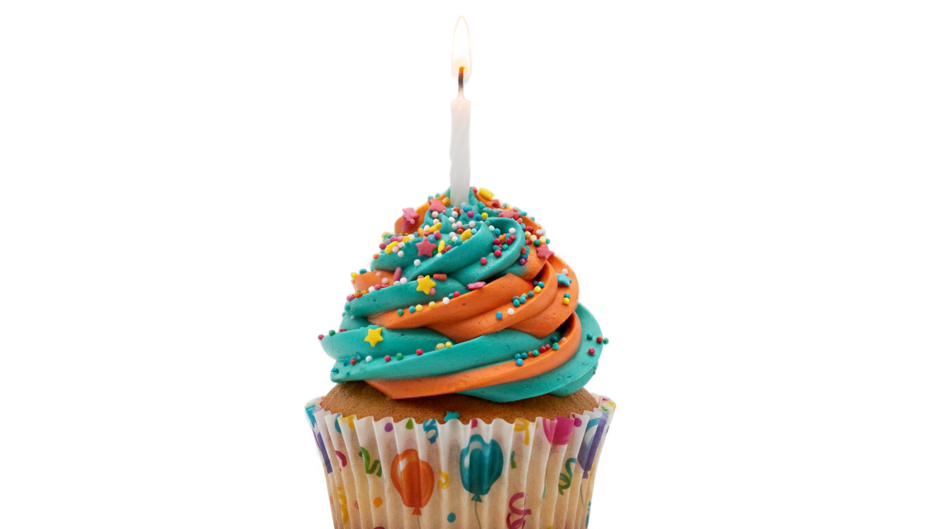 cupcake cumpleaños png PNG transparent background