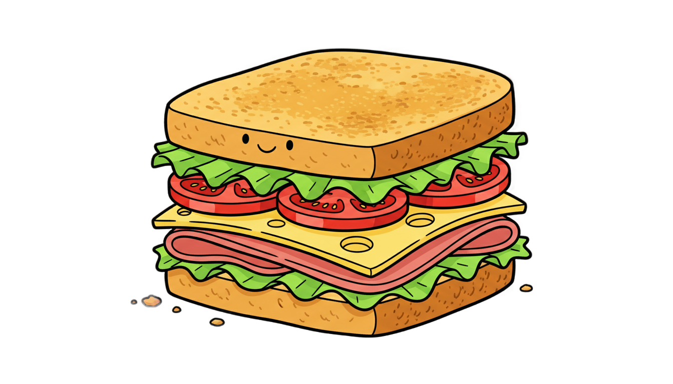 sandwich dibujo png PNG transparent background