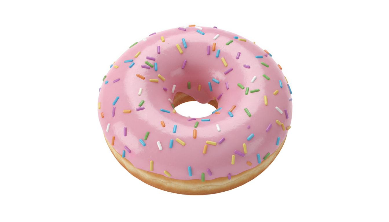 simpson donut png PNG transparent background