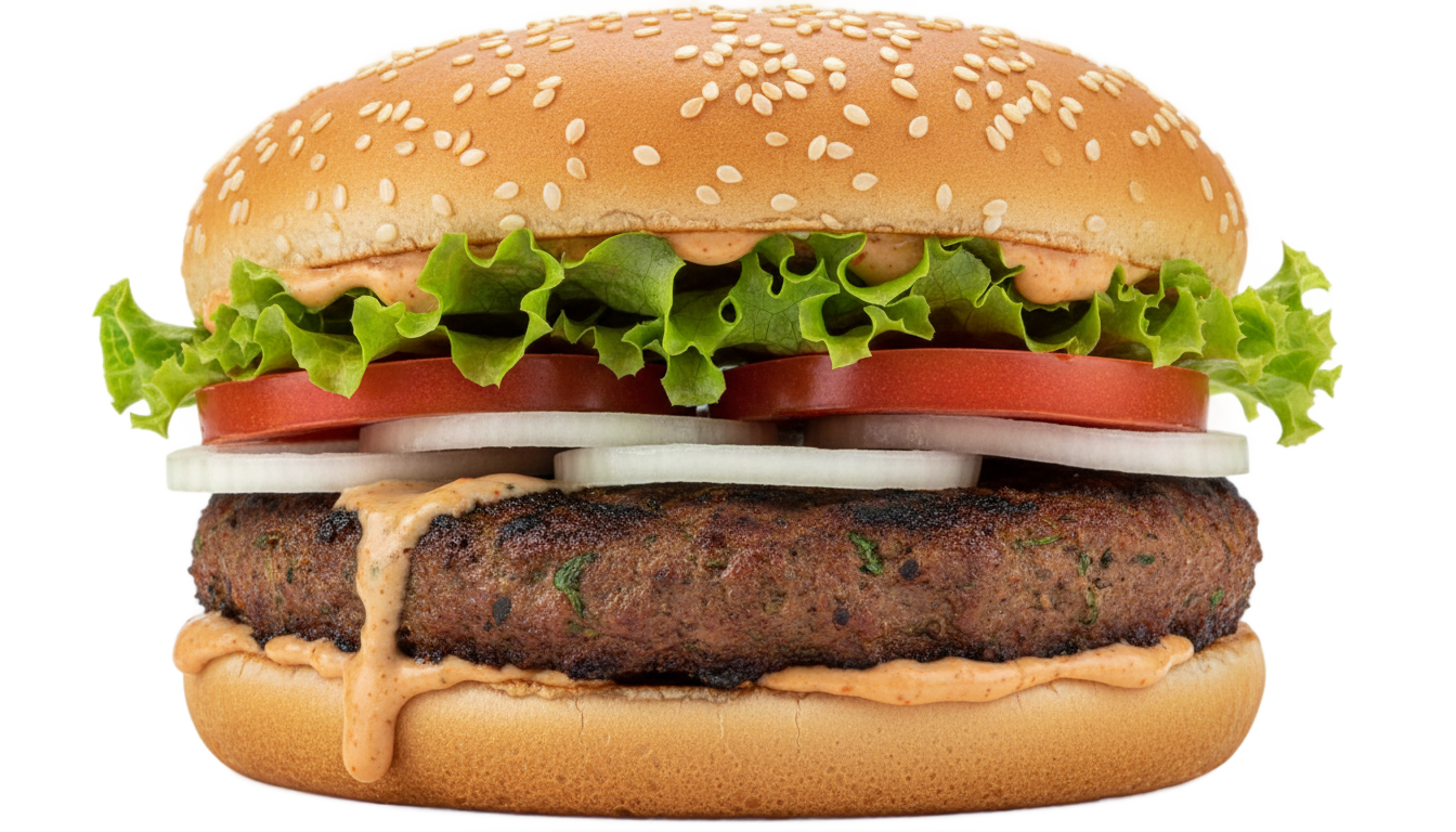 shami burger png PNG transparent background
