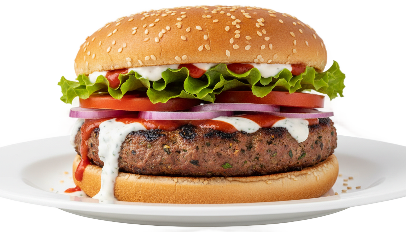 shami burger png PNG transparent background