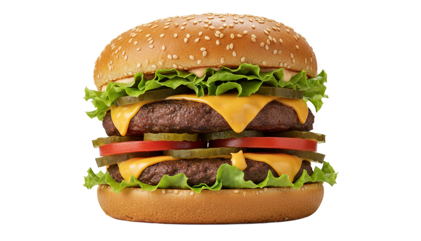 crispy burger png PNG transparent background