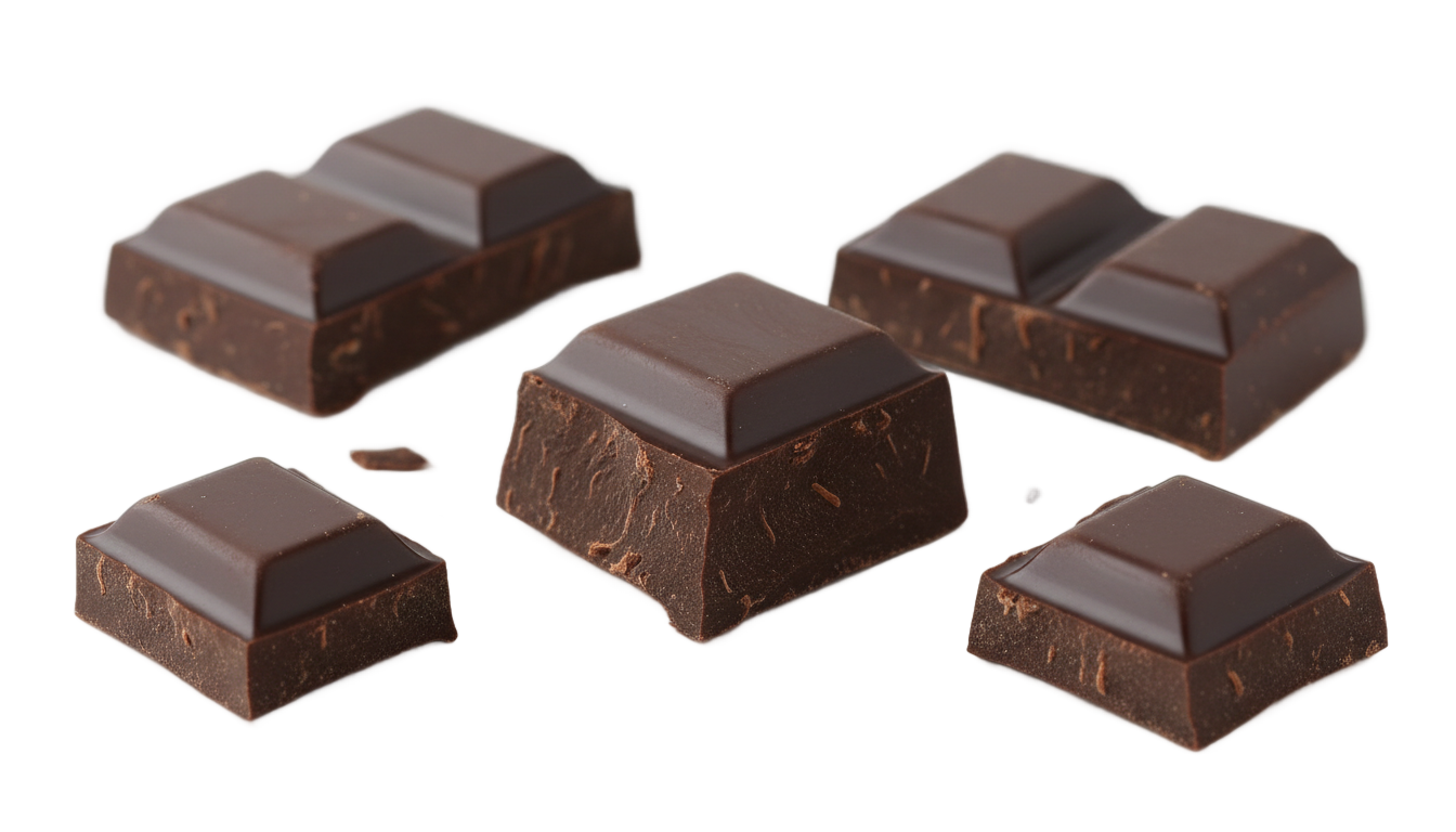 trozos de chocolate png PNG transparent background