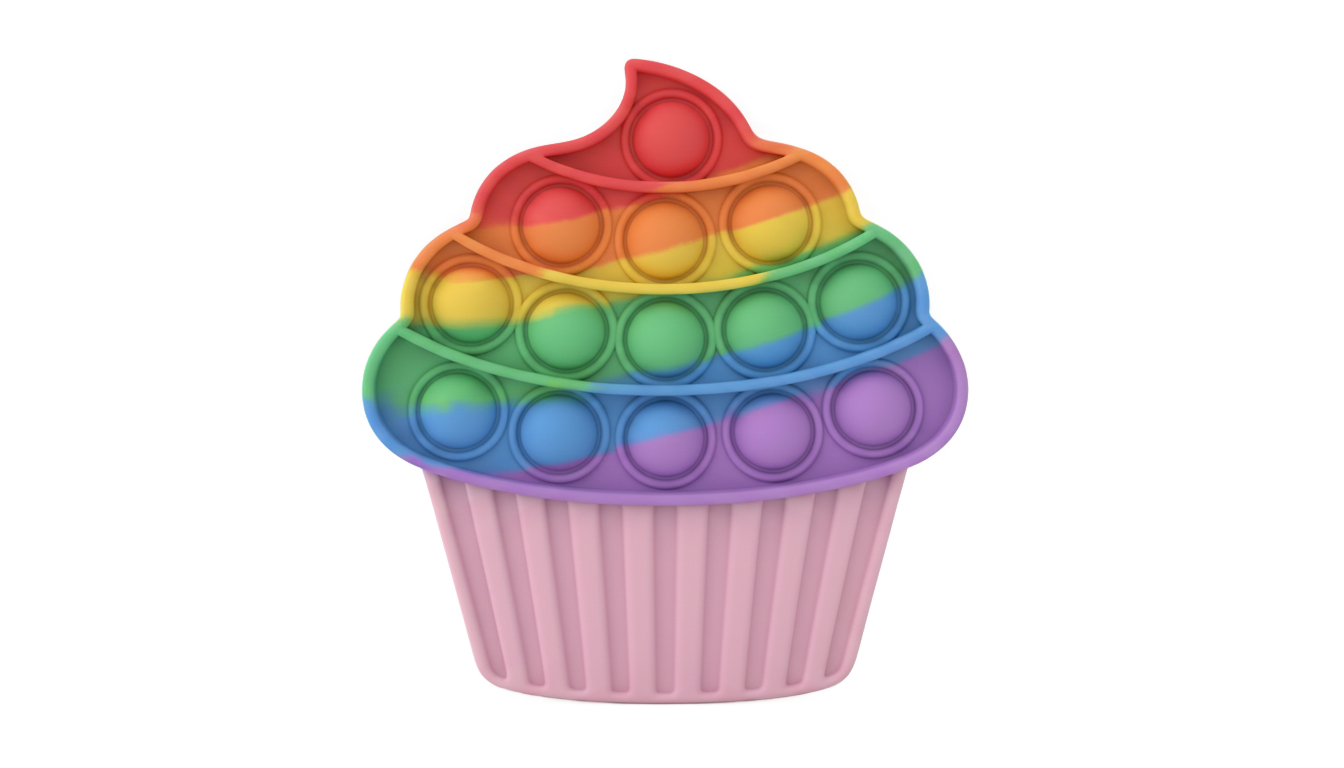 cupcake pop it png PNG transparent background