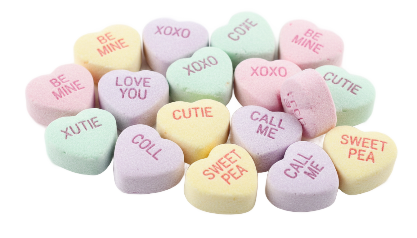 valentines heart candy png PNG transparent background