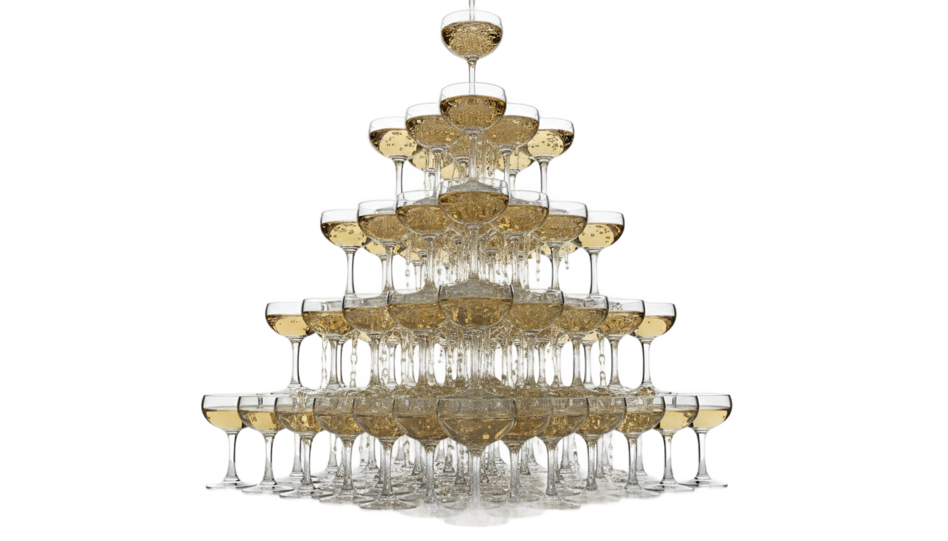 cocktail tower png PNG transparent background