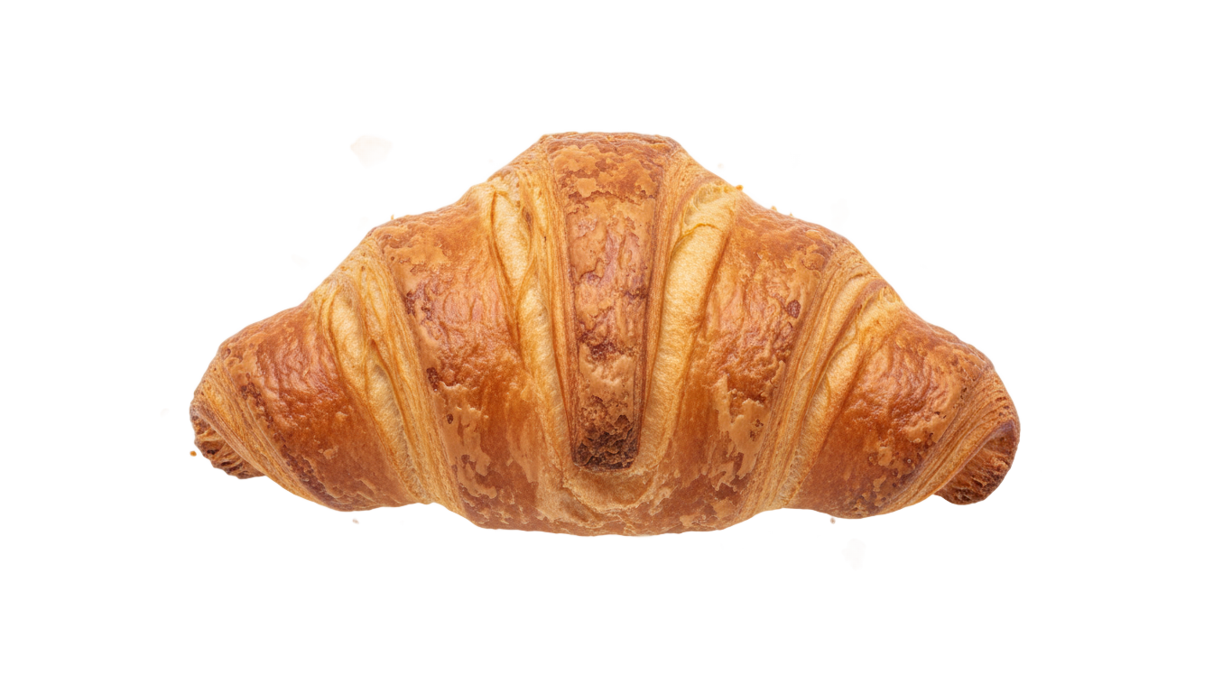 croissant top view png PNG transparent background