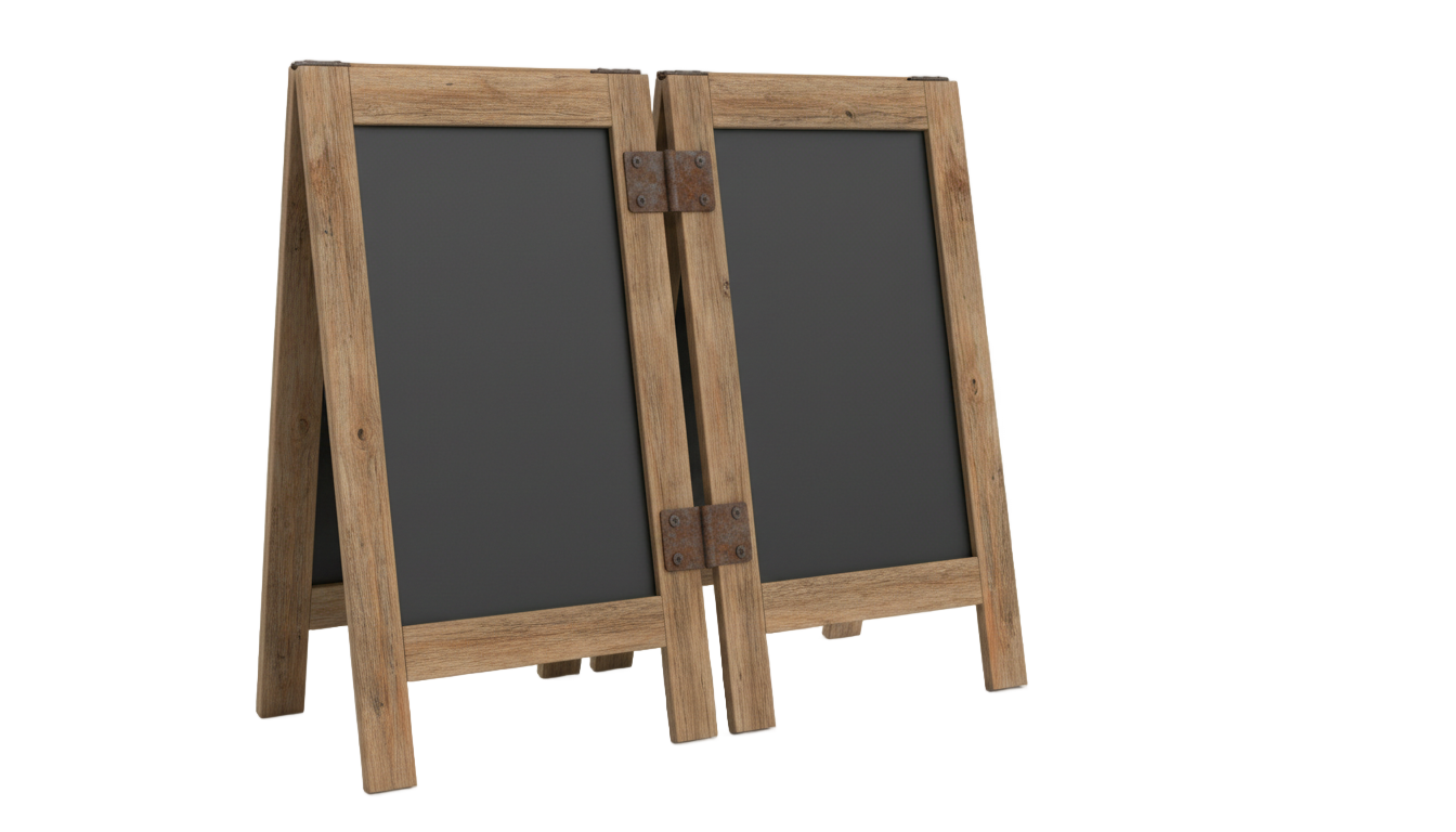 sandwich board png PNG transparent background