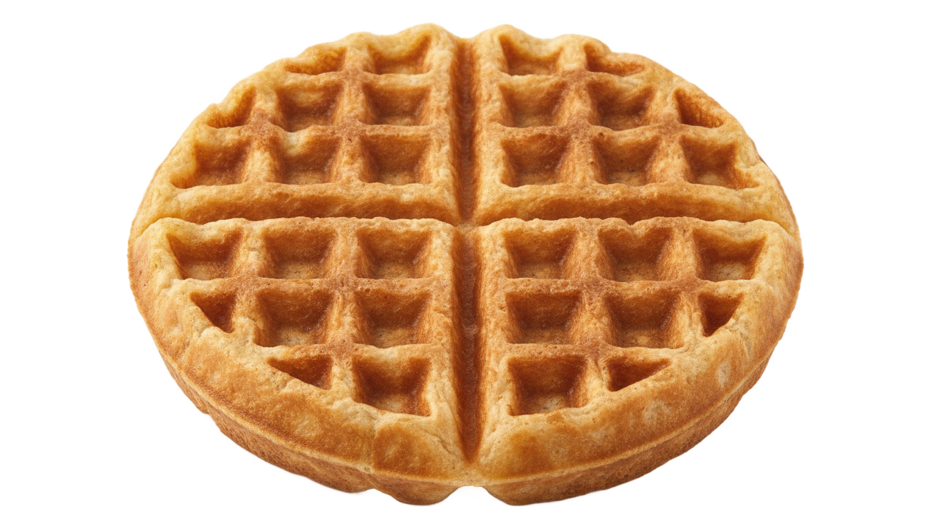 round waffle png PNG transparent background