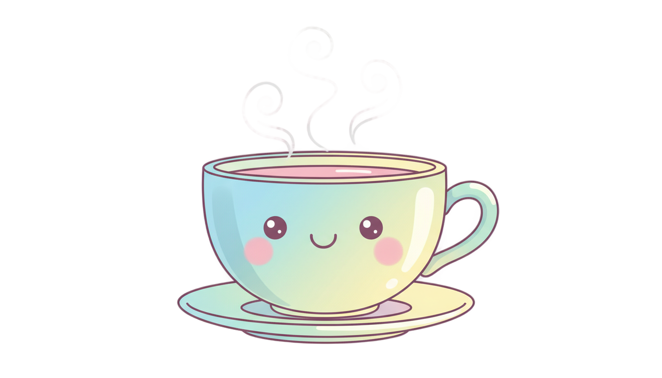 cartoon tea cup png PNG transparent background