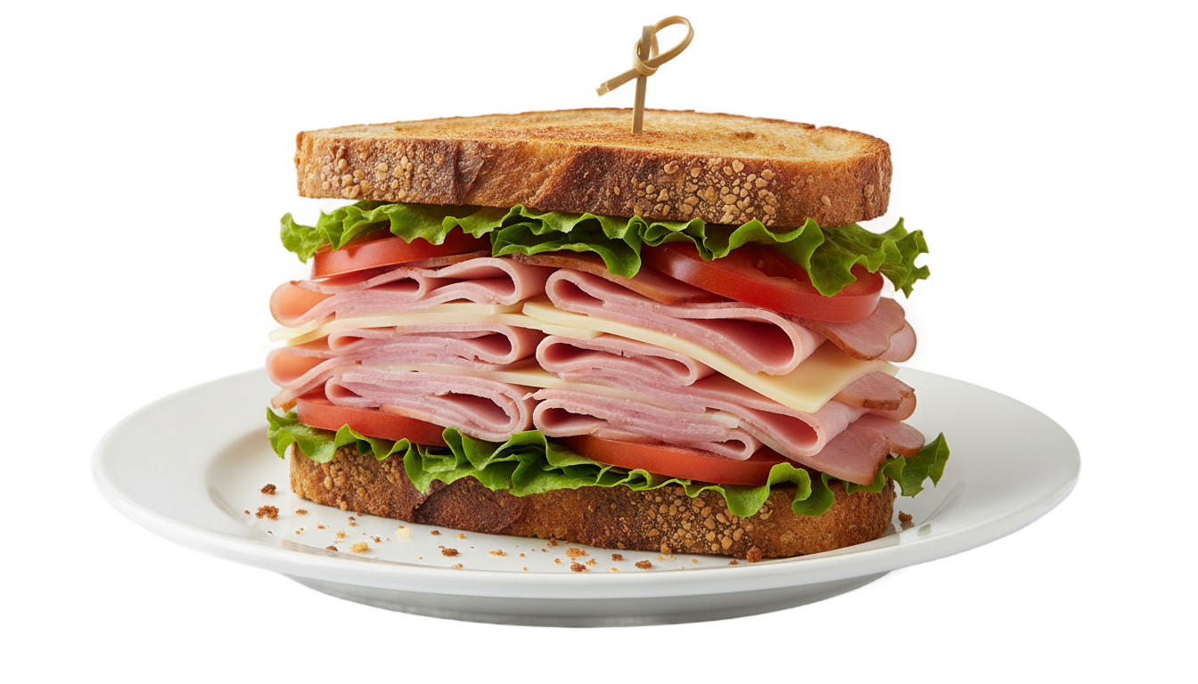sandwich plate png PNG transparent background