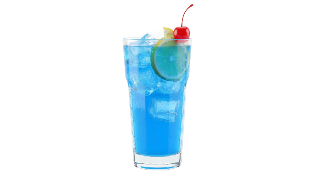 blue lagoon cocktail png PNG transparent background