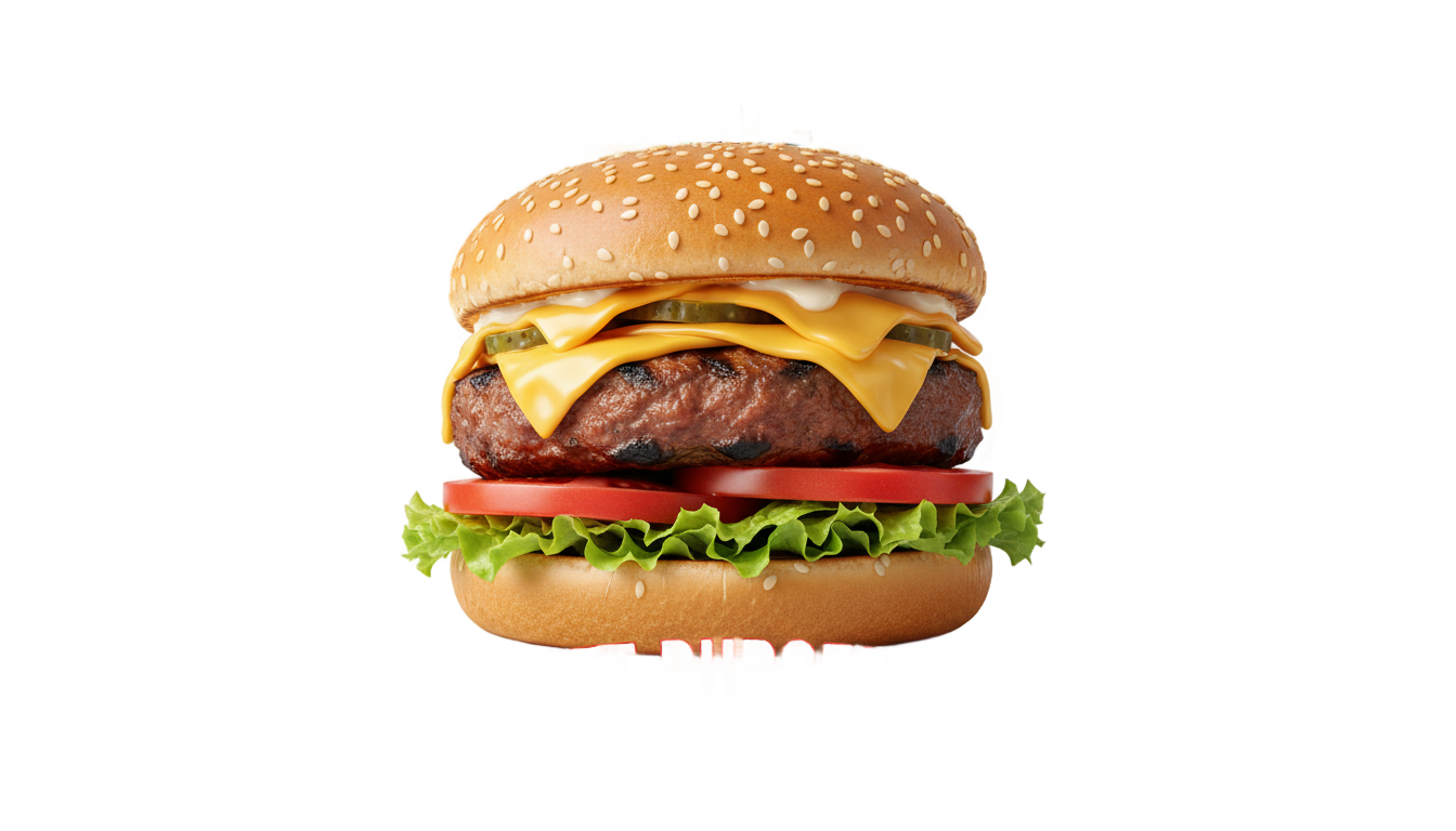 burger poster png PNG transparent background