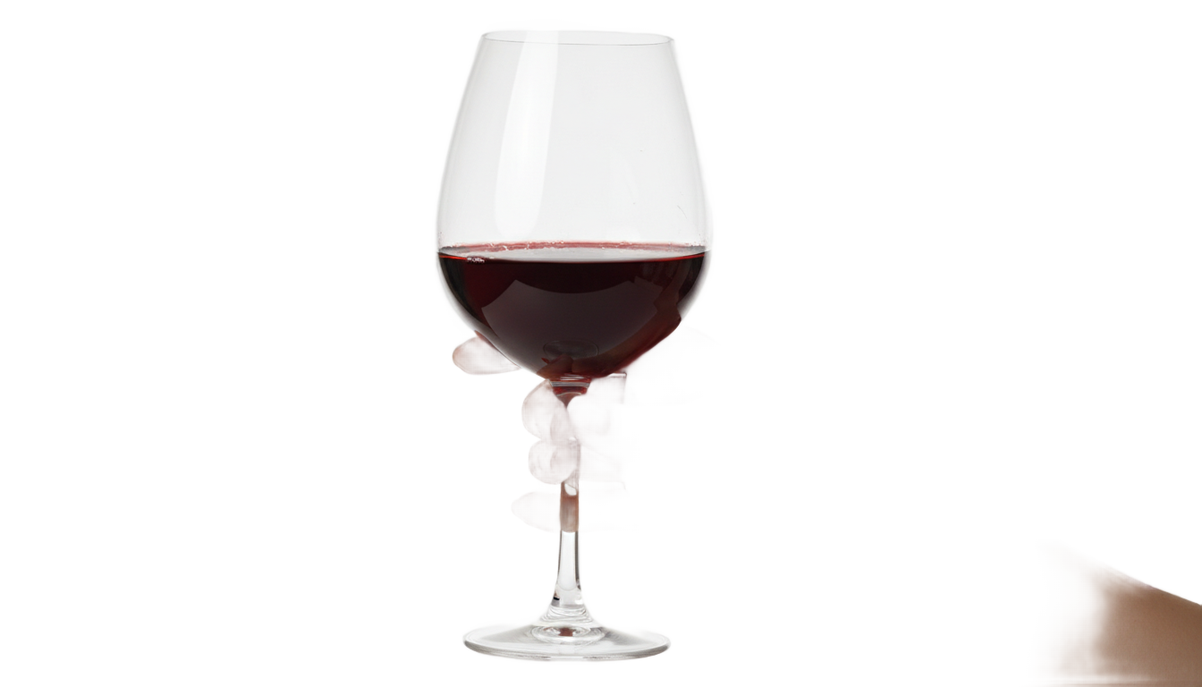 hand holding wine glass png PNG transparent background