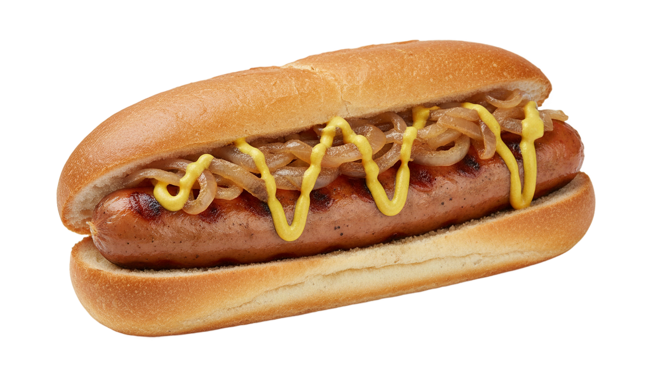 sausage sandwich png PNG transparent background