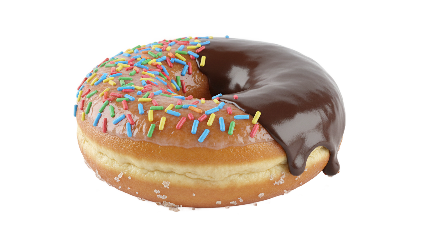 real donut png PNG transparent background