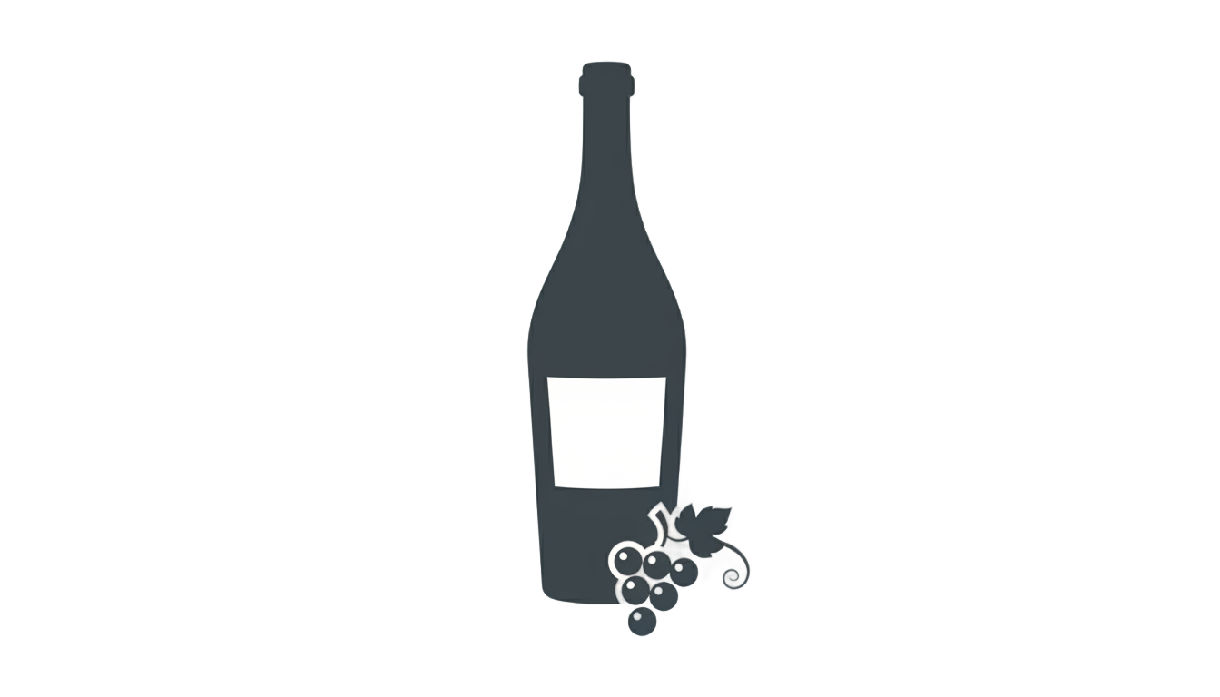 wine bottle logo png PNG transparent background