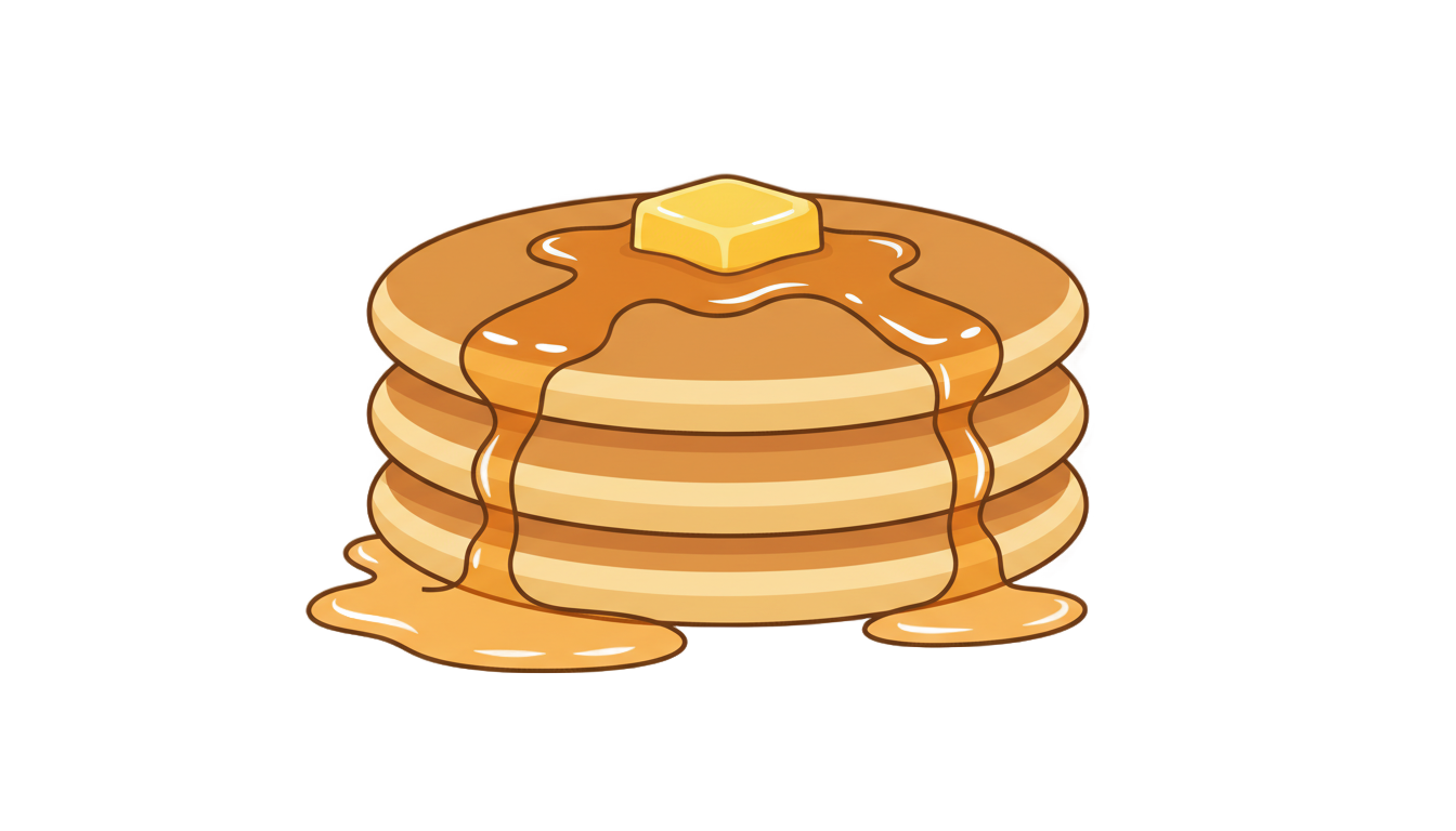 pancake logo png PNG transparent background