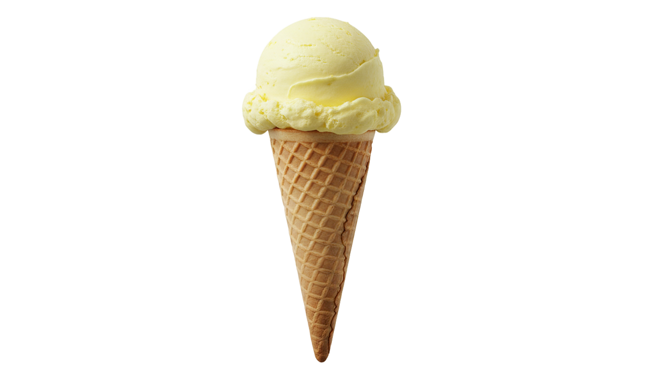 yellow ice cream png PNG transparent background