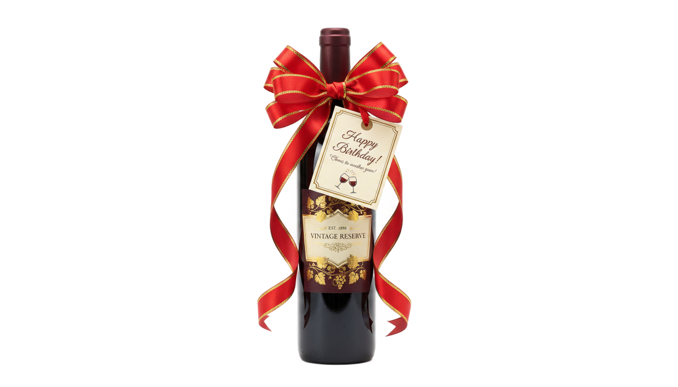 birthday wine png PNG transparent background
