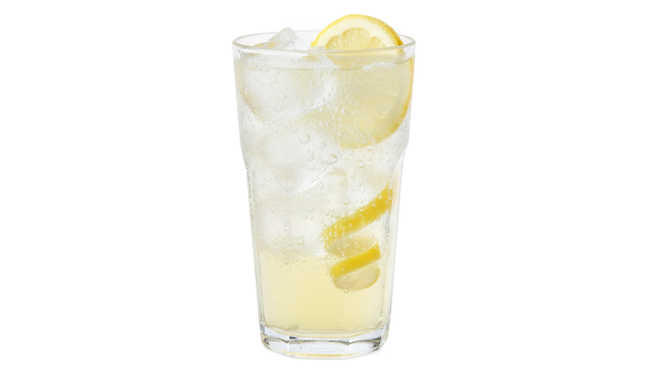 lemon soda glass png PNG transparent background