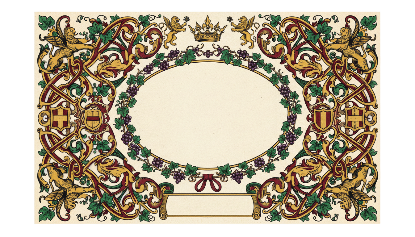 wine label template png PNG transparent background