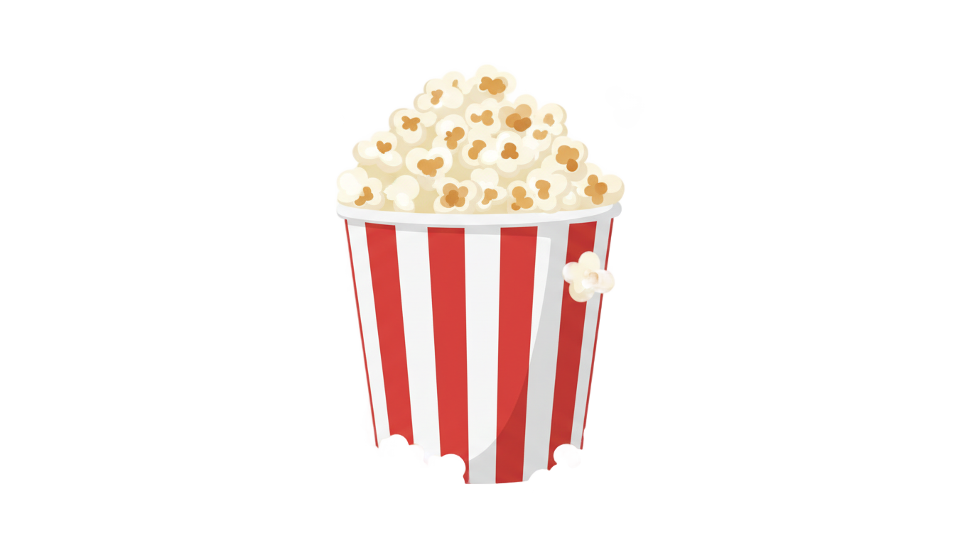 popcorn vector png PNG transparent background