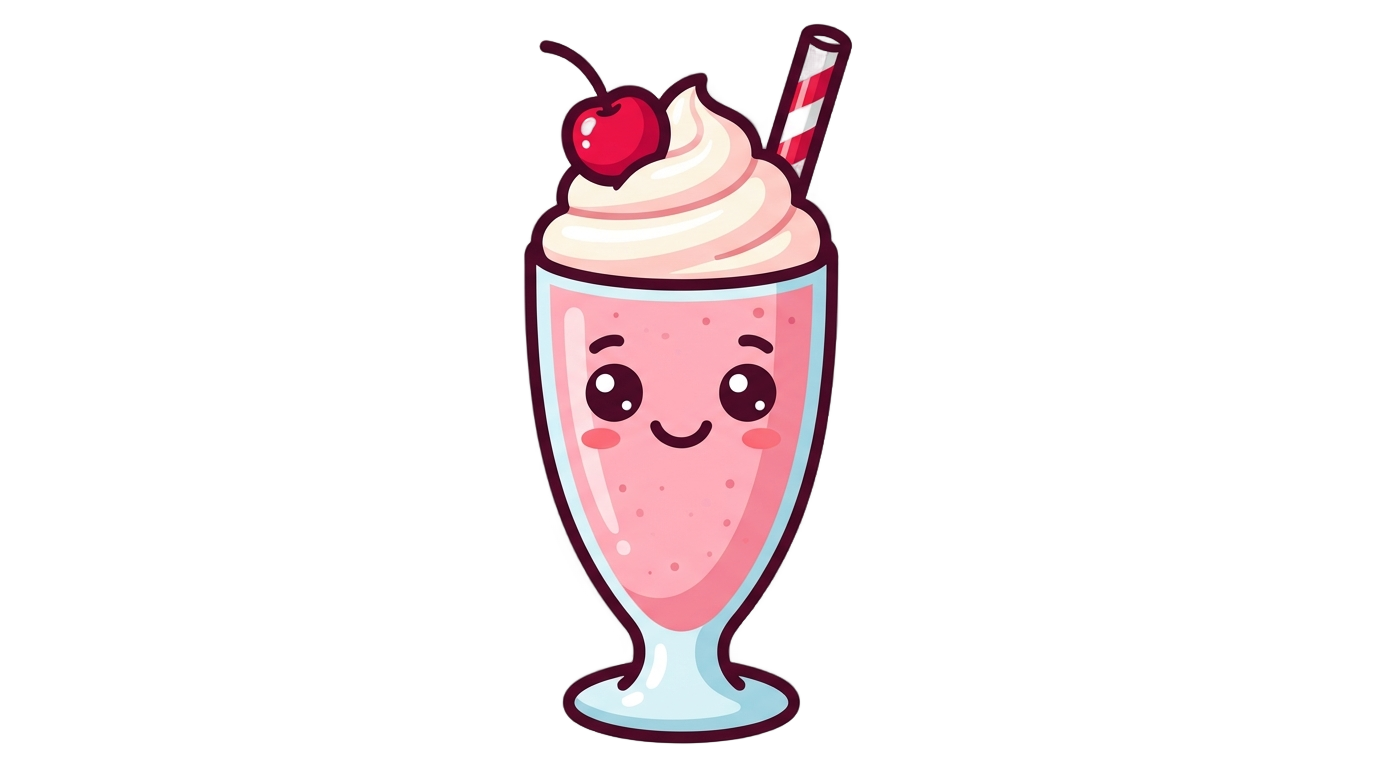 milkshake emoji png PNG transparent background