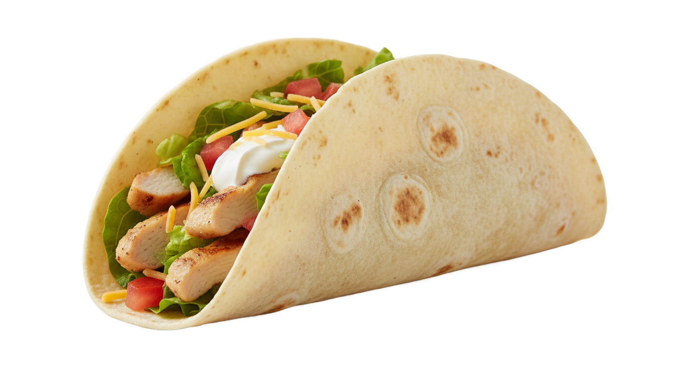 chicken taco png PNG transparent background