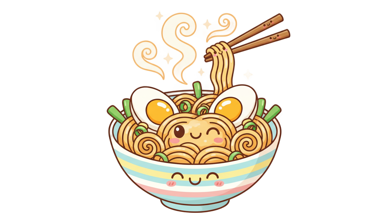 ramen cartoon png PNG transparent background