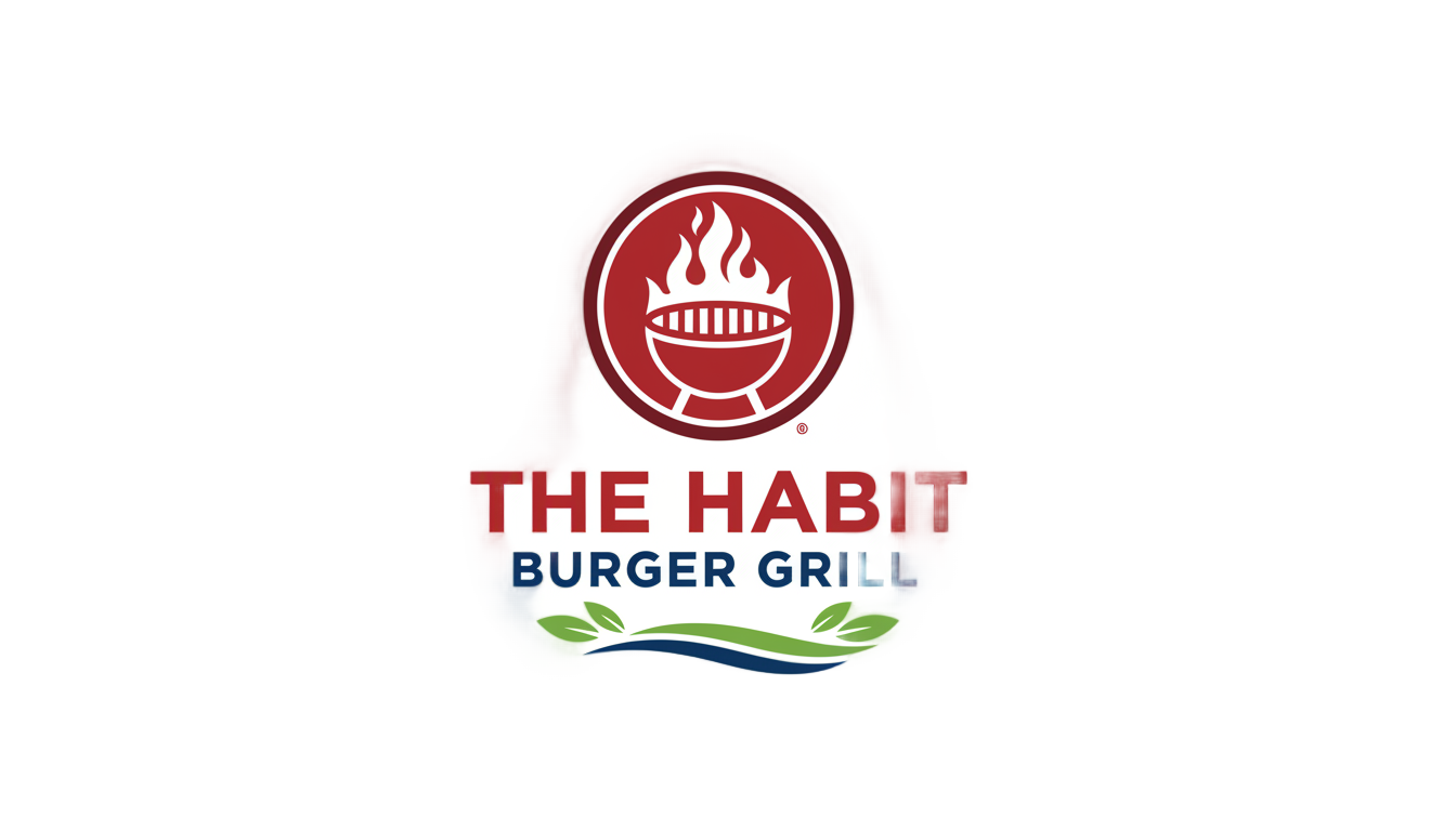 habit burger logo png PNG transparent background