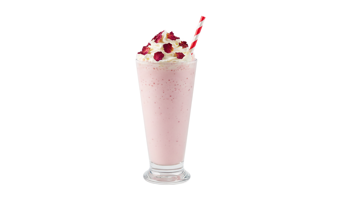 rose milkshake png PNG transparent background