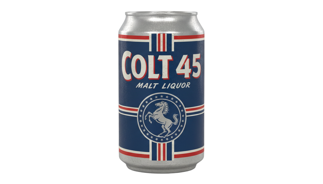 colt 45 beer png PNG transparent background