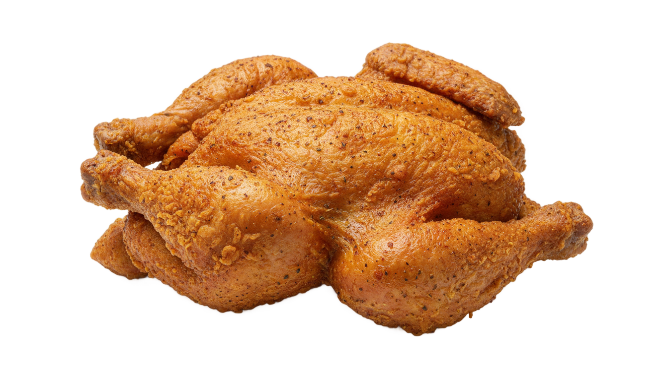 full fried chicken png PNG transparent background