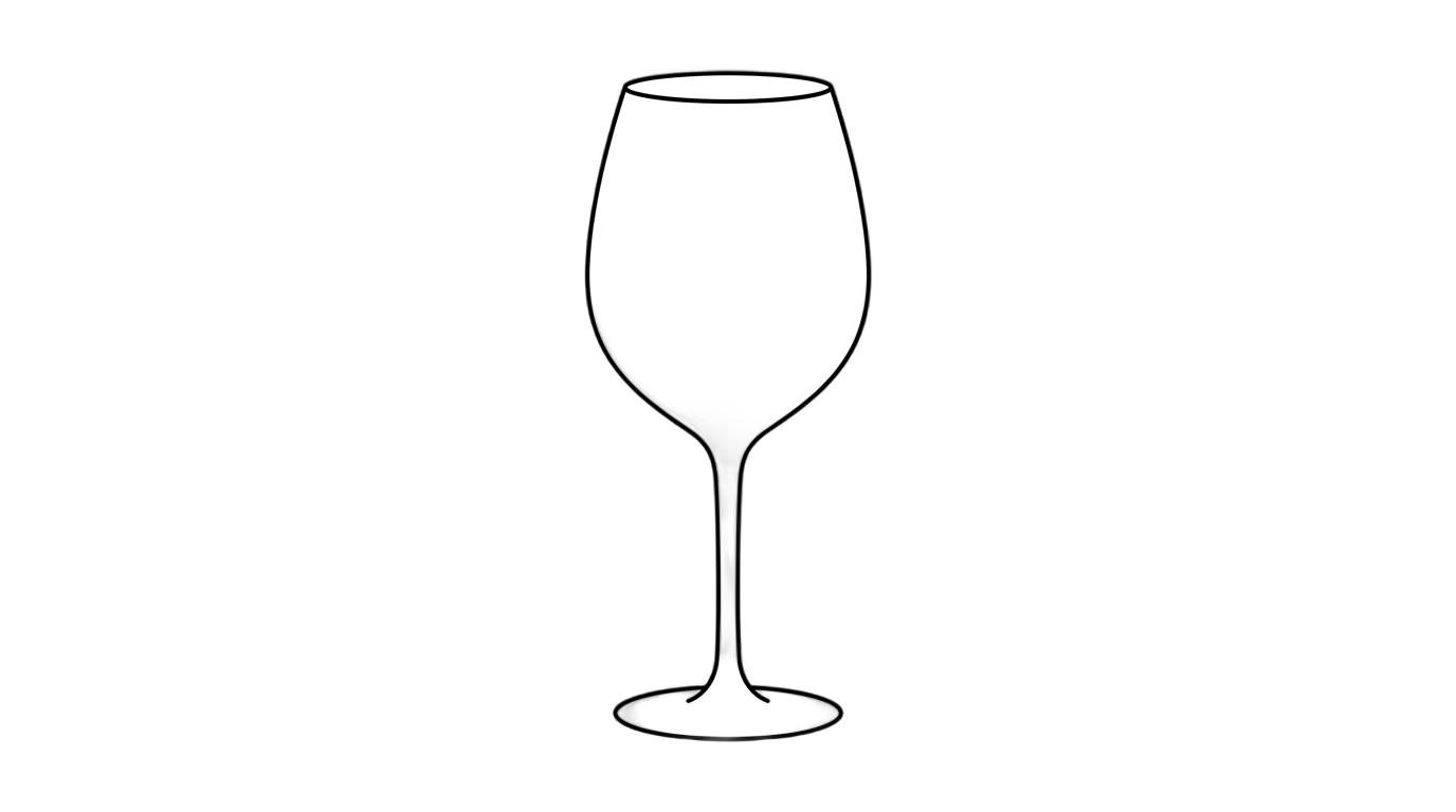 wine glass outline png PNG transparent background