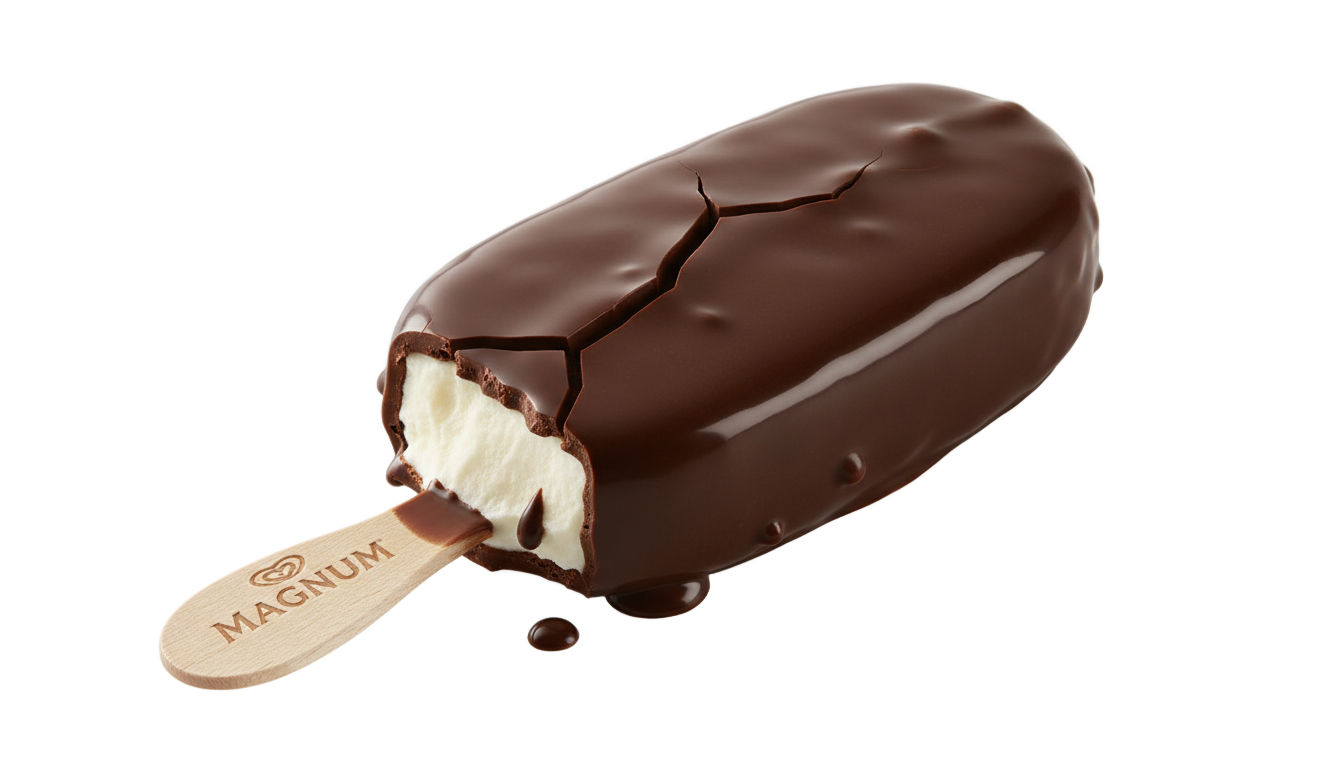 magnum ice cream png PNG transparent background