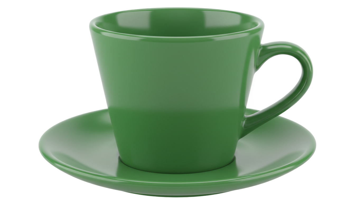 green coffee cup png PNG transparent background