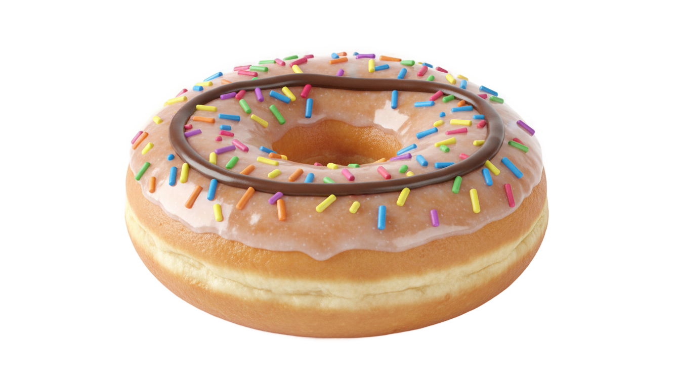 real donut png PNG transparent background