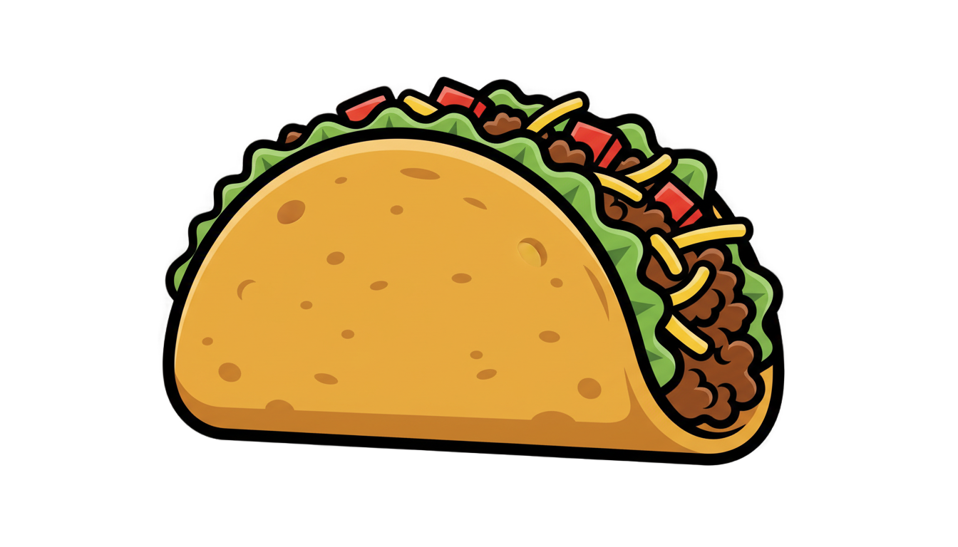 taco logo png PNG transparent background