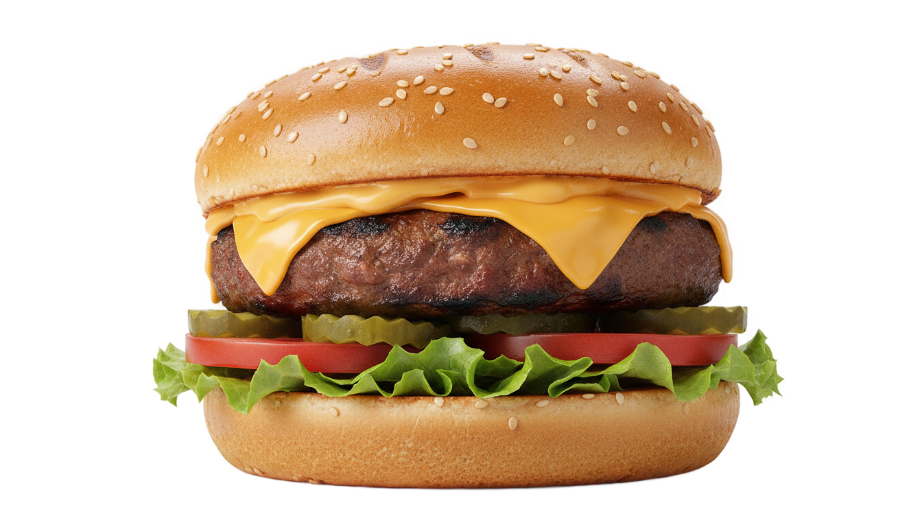 bbq burger png PNG transparent background
