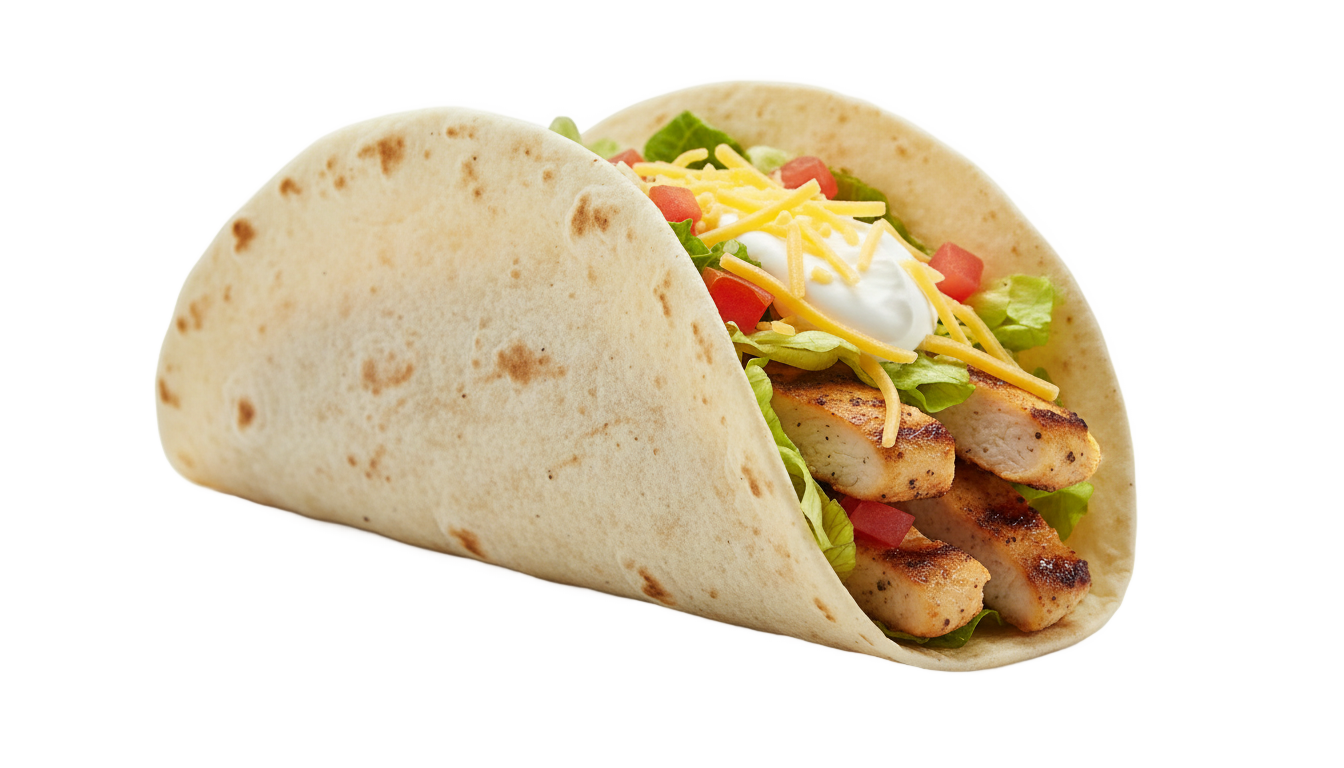chicken taco png PNG transparent background