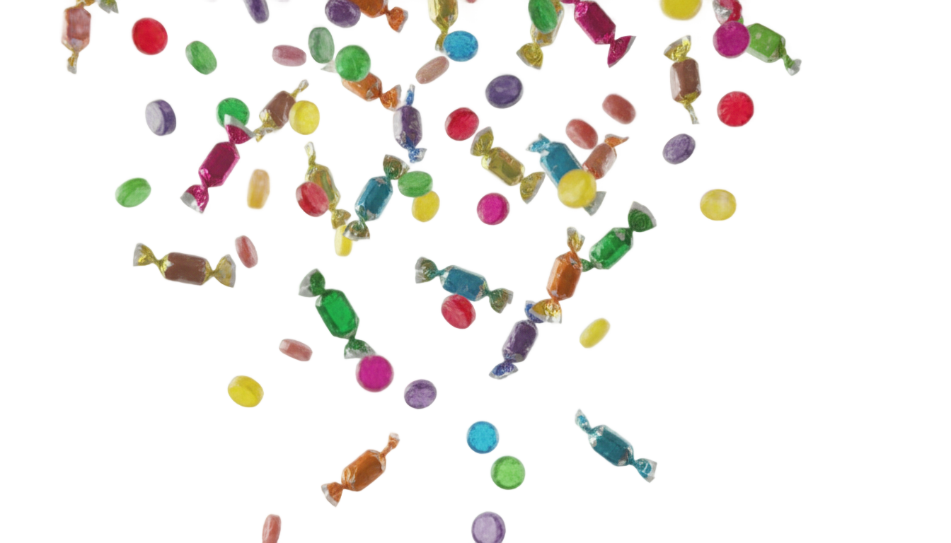 candy rain png PNG transparent background
