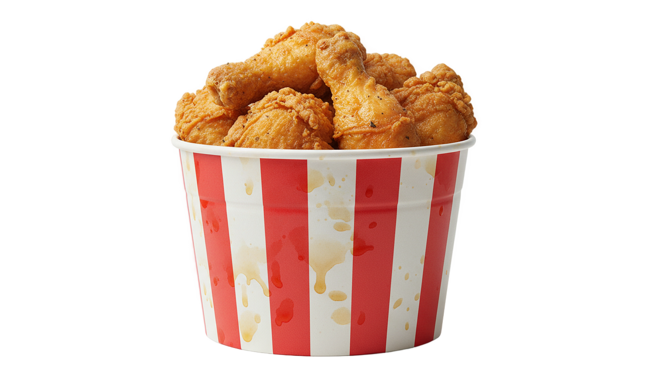 fried chicken box png PNG transparent background