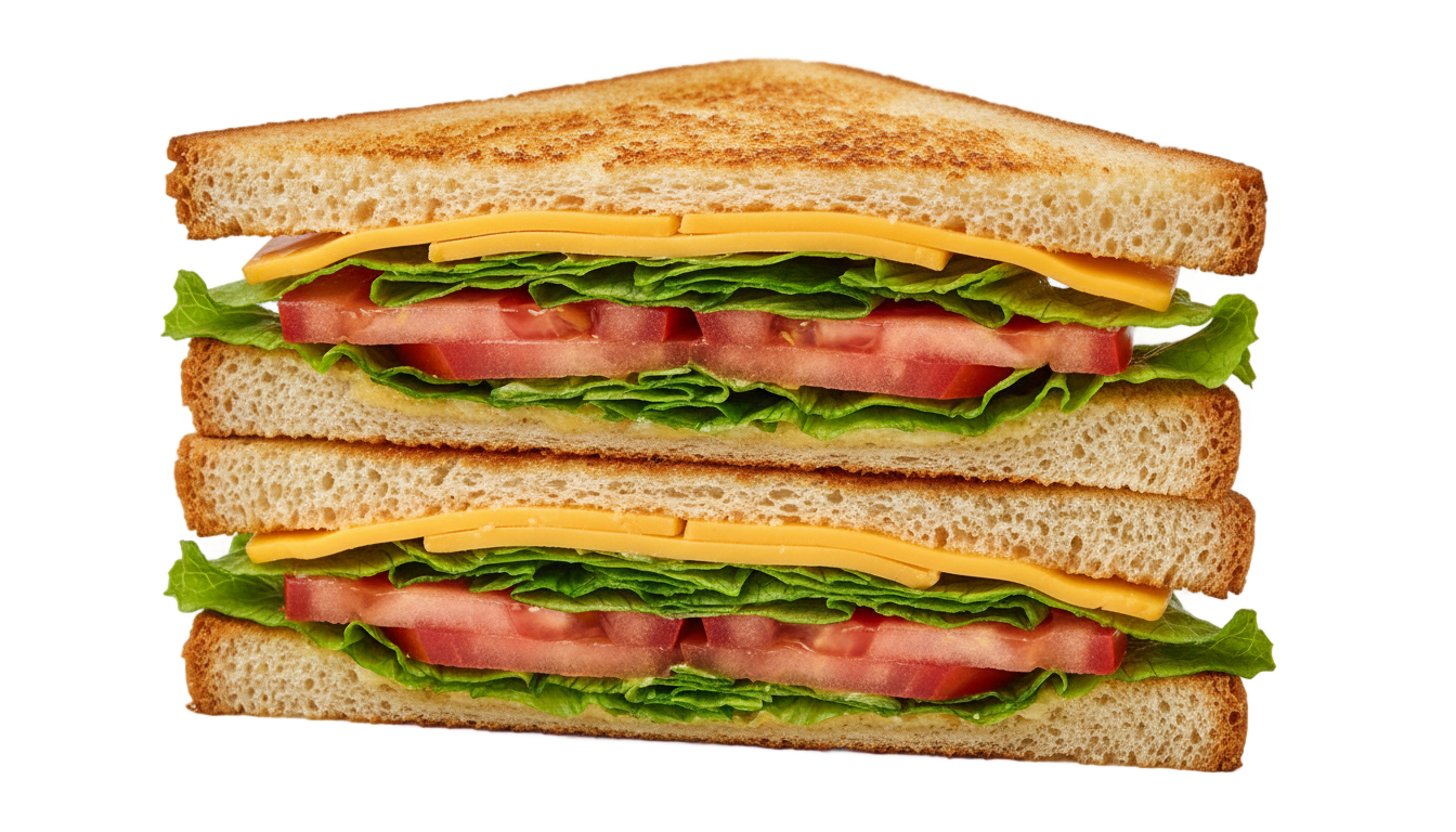 toast sandwich png PNG transparent background