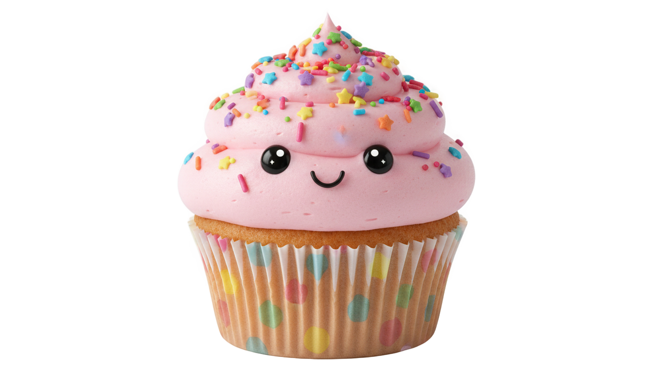 cute cupcake clipart png PNG transparent background
