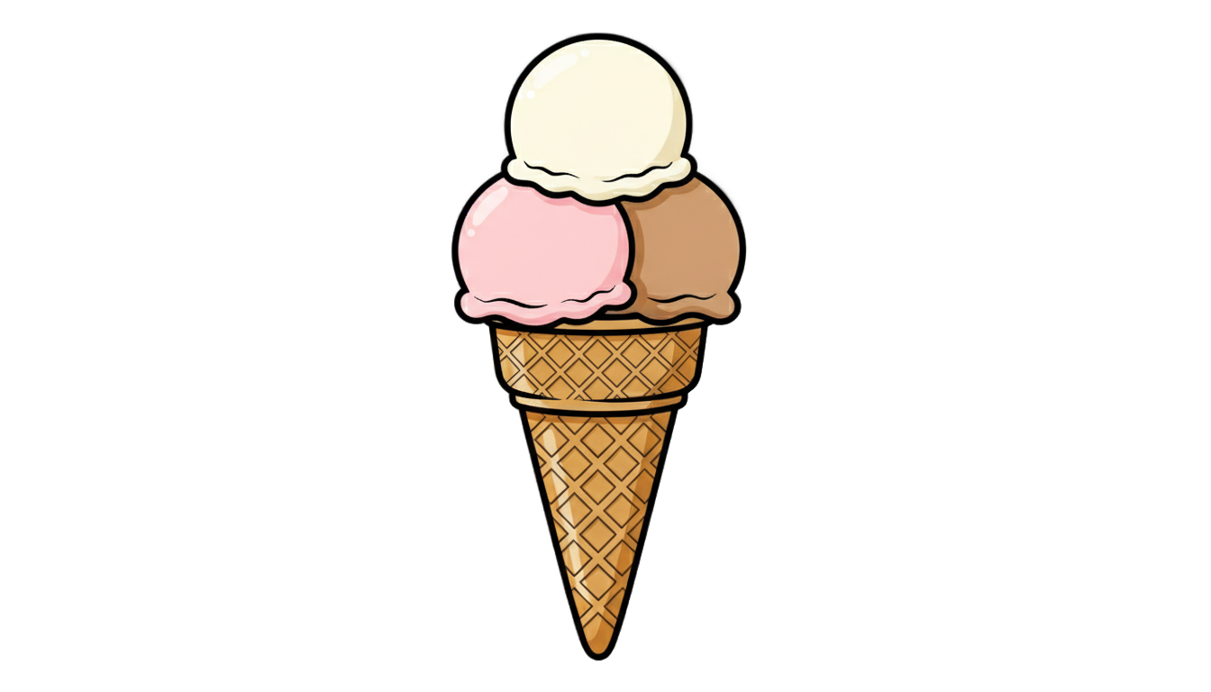 ice cream cone silhouette png PNG transparent background